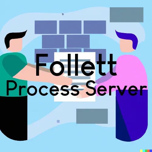 Follett, TX Process Servers in Zip Code 79034