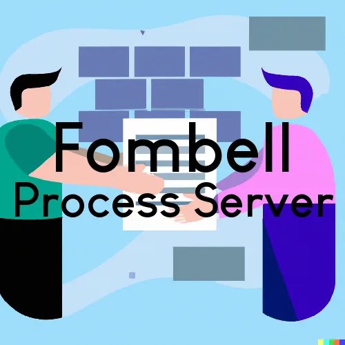 Fombell, Pennsylvania Process Servers