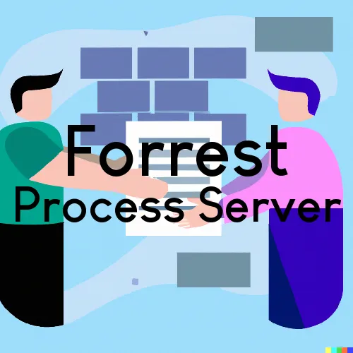 Forrest, IL Process Serving and Delivery Services