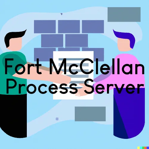 Process Servers in Fort McClellan, Alabama 