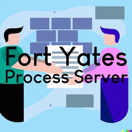 Fort Yates, ND Process Server, “Process Support“ 