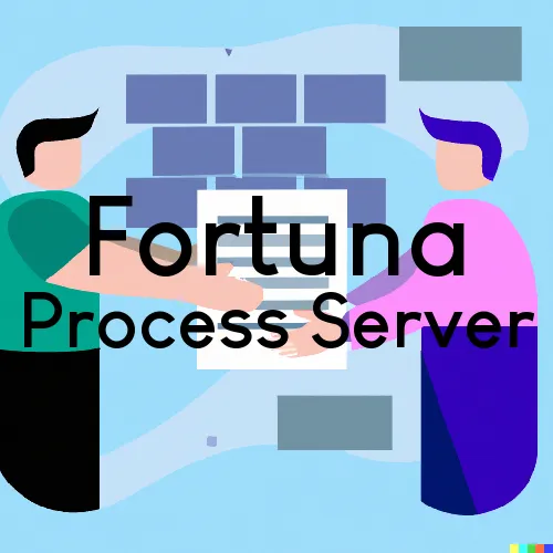 Fortuna, North Dakota Process Servers