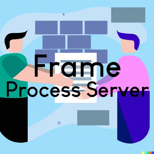 Frame, West Virginia Process Servers