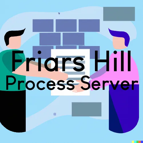 Friars Hill, WV Process Server, “Alcatraz Processing“ 