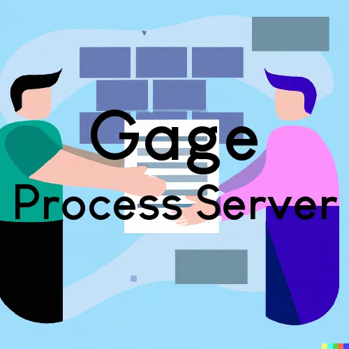 Gage, Oklahoma Process Servers