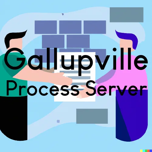 Gallupville, NY Process Server, “Server One“ 