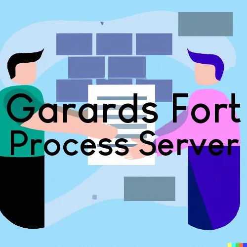 Garards Fort, PA Process Servers and Courtesy Copy Messengers