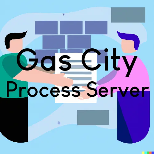 Gas City, Indiana Process Servers