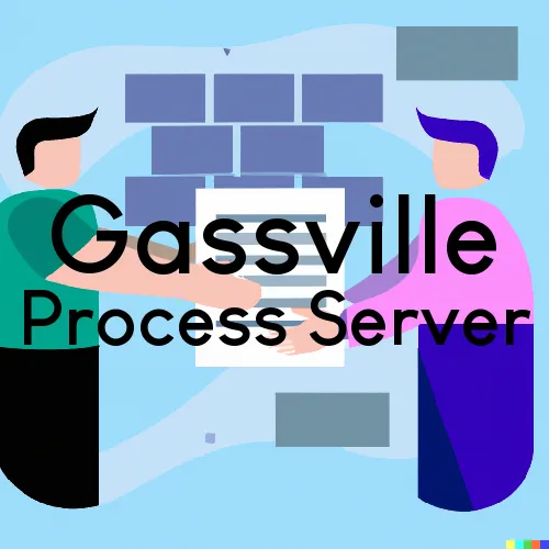 Gassville, AR Process Servers in Zip Code 72635
