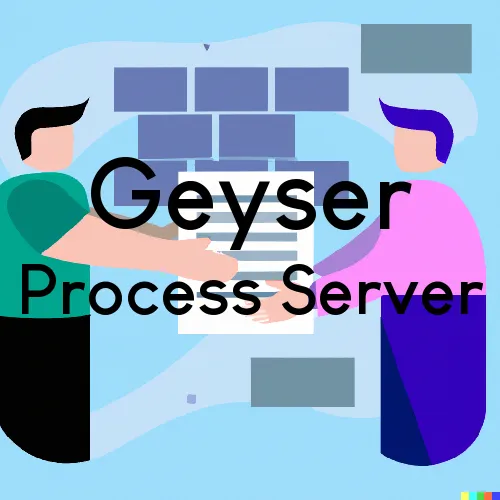 Geyser, Montana Process Servers