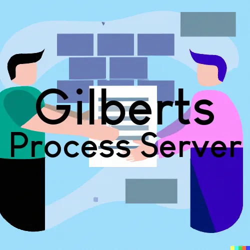 Gilberts, IL Process Server, “Serving by Observing“ 