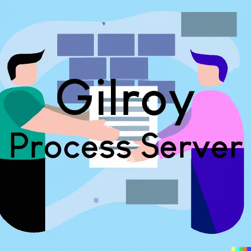 Gilroy, CA Process Servers in Zip Code 95020