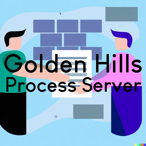 Golden Hills, California Process Server, “Server One“ 