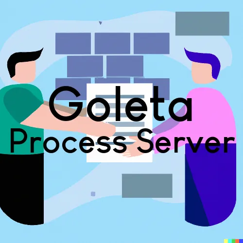 Goleta Process Server, “Serving by Observing“ 