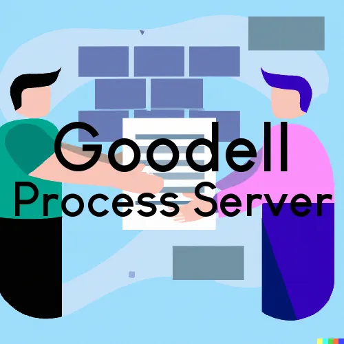 Goodell, IA Process Server, “Process Servers, Ltd.“ 