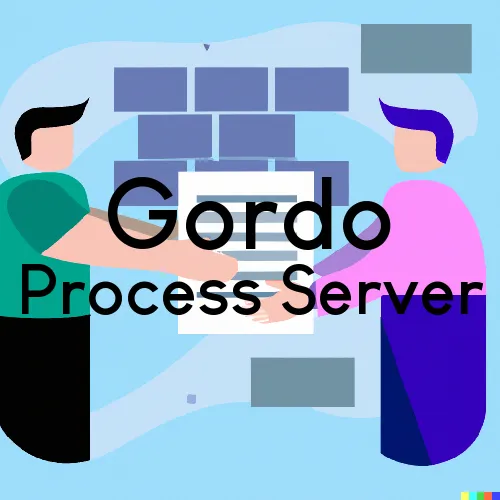 Gordo, Alabama Process Servers