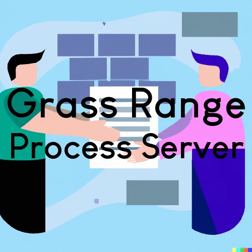 Grass Range, Montana Court Couriers and Process Servers