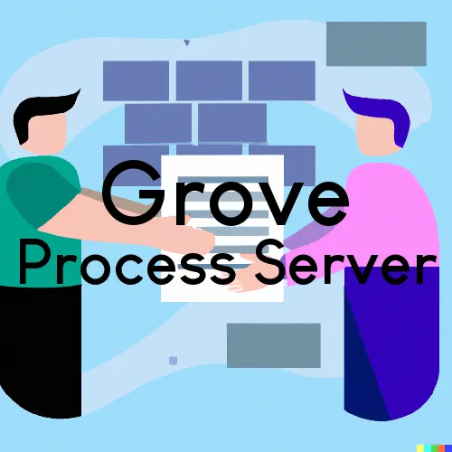 Grove, OK Process Servers and Courtesy Copy Messengers