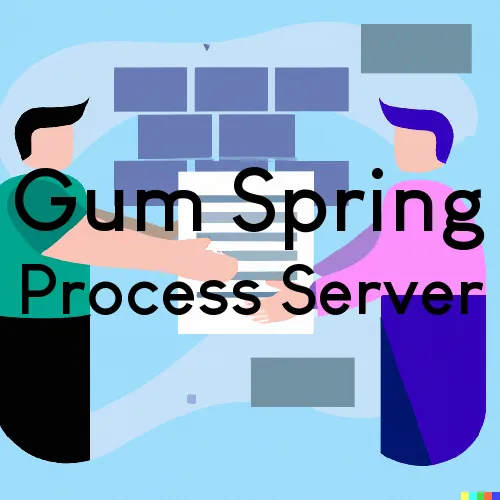 Gum Spring, VA Process Servers and Courtesy Copy Messengers