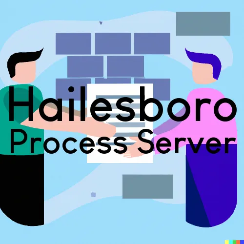 Hailesboro, NY Process Servers in Zip Code 13645