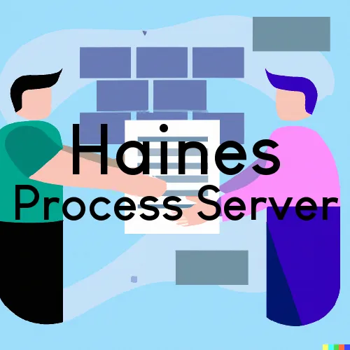 Haines, Oregon Process Servers