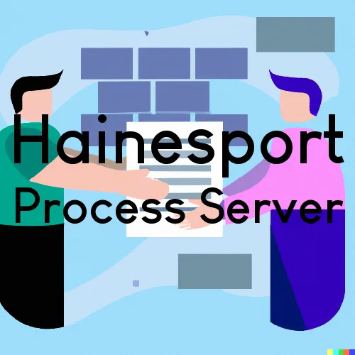 Hainesport Process Server, “Serving by Observing“ 