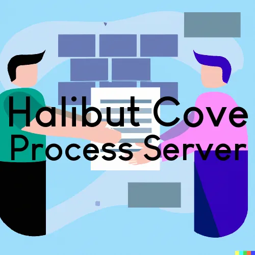 Halibut Cove, AK Process Server, “Alcatraz Processing“ 