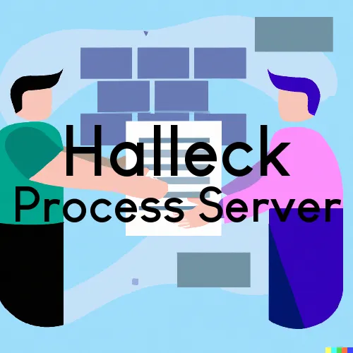 Halleck, Nevada Process Servers