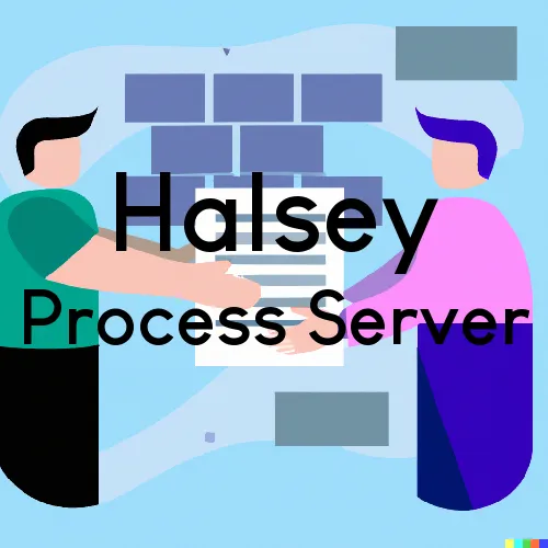 Halsey, OR Process Servers in Zip Code 97348