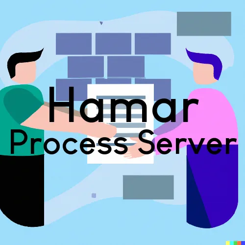 Hamar, North Dakota Subpoena Process Servers