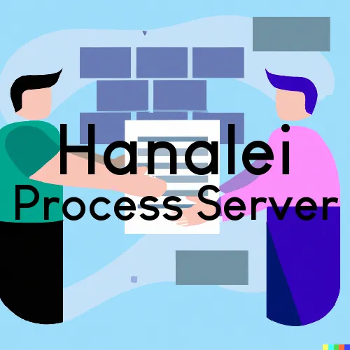 Hanalei, Hawaii Court Couriers and Process Servers