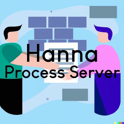 Hanna, Wyoming Process Servers