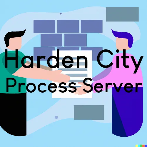 Harden City, OK Process Servers in Zip Code 74871