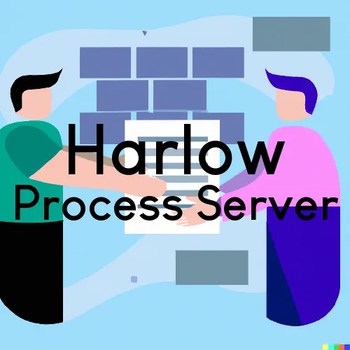 Harlow, North Dakota Process Servers