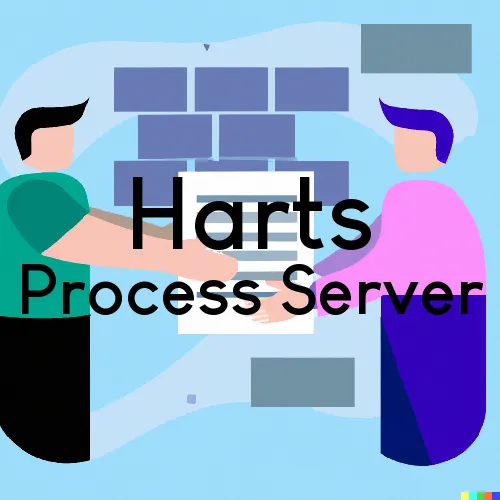 Harts, WV Process Servers and Courtesy Copy Messengers