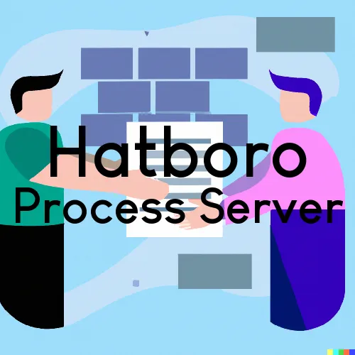 Hatboro, PA Process Servers in Zip Code 19040