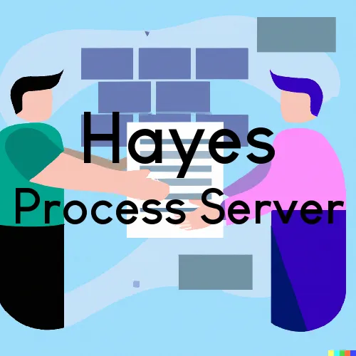 Hayes Process Server, “Serving by Observing“ 