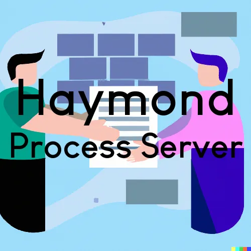 Haymond, WV Process Servers and Courtesy Copy Messengers