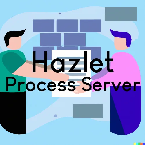 NJ Process Servers in Hazlet, Zip Code 07730