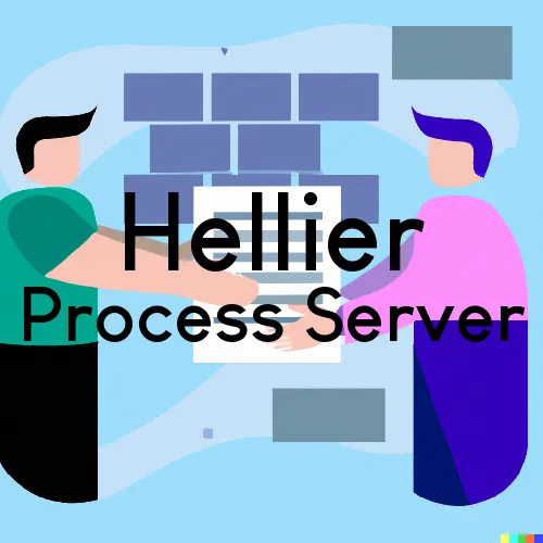 Hellier Process Server, “On time Process“ 