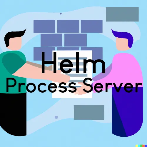 Helm, California Process Servers
