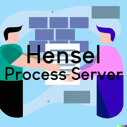 Hensel, North Dakota Process Servers