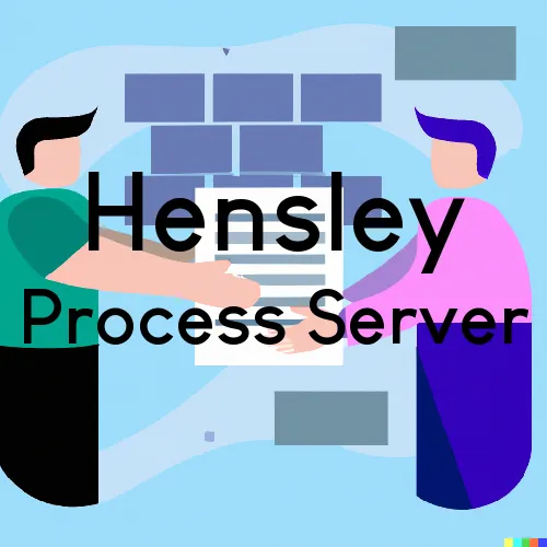 Hensley, Arkansas Process Servers