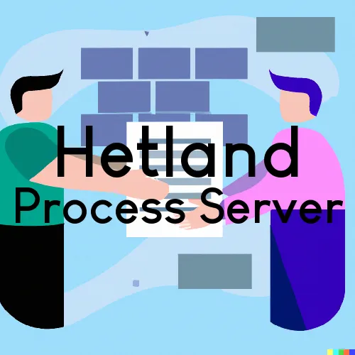 Hetland, South Dakota Process Servers