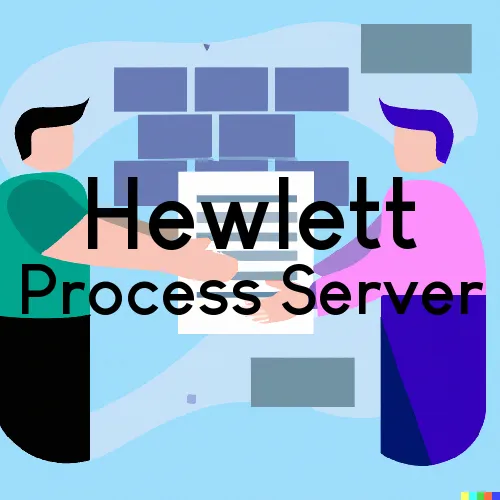 How Process Servers Serve Process in Hewlett, New York 