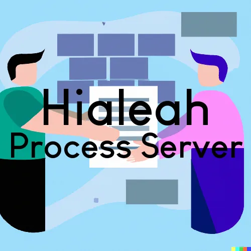 How Process Servers Serve Process in Hialeah, Florida 