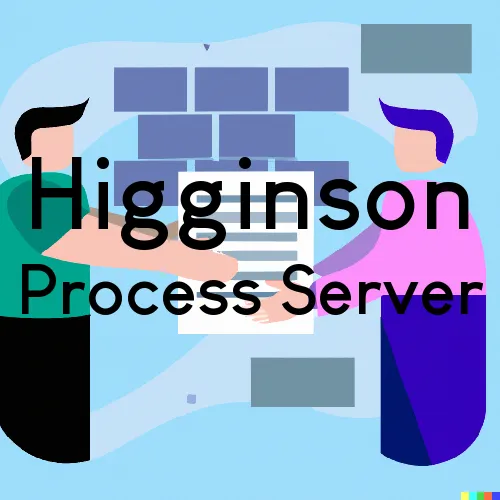 Higginson, Arkansas Process Servers