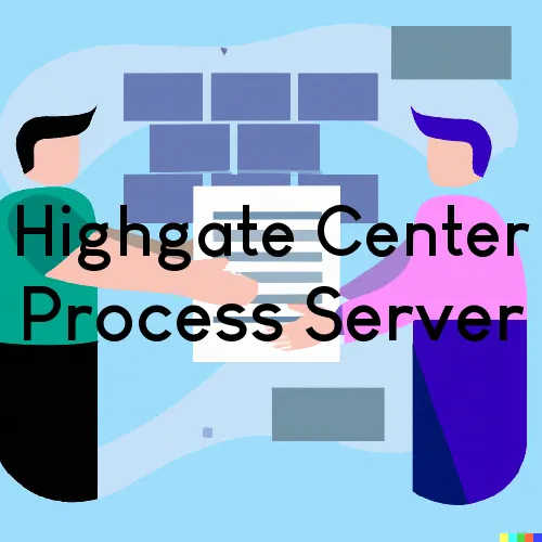 Highgate Center, Vermont Process Servers