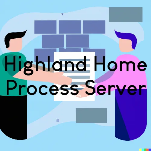 Highland Home, Alabama Process Servers