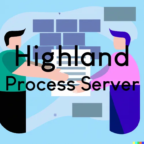 Process Servers in Zip Code Area 92346 in Highland